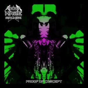 808 Haze Machine album cover—glyph of synthetic fog and ritual distortion, links to Proof Of Concept review