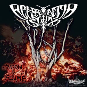 Acherontia Styx album cover—glyph of infernal metamorphosis and ritual distortion, links to Shadow and Flame review