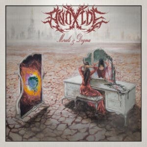 Anoxide album cover—glyph of philosophical abrasion and ritual distortion, links to Morals & Dogma review