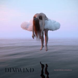 Dimwind album cover—glyph of tidal grief and post-metal distortion, links to Slow Wave Violence review