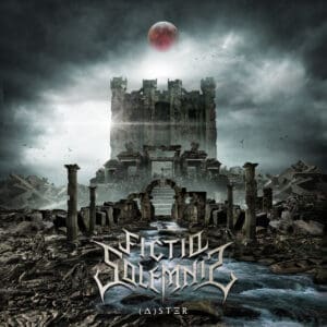 Fictio Solemnis album cover—glyph of celestial fracture and ritual melancholy, links to (A)ster review