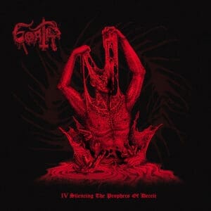 Goath album cover—glyph of infernal silence and ritual desecration, links to IV: Silencing The Prophets of Deceit review
