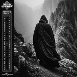 Iron Lungs album cover—glyph of solitary endurance and ritual distortion, links to The Path To Go Forth Alone review