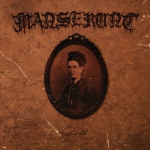 Manserunt album cover—glyph of spectral invocation and ritual distortion, links to Geist review