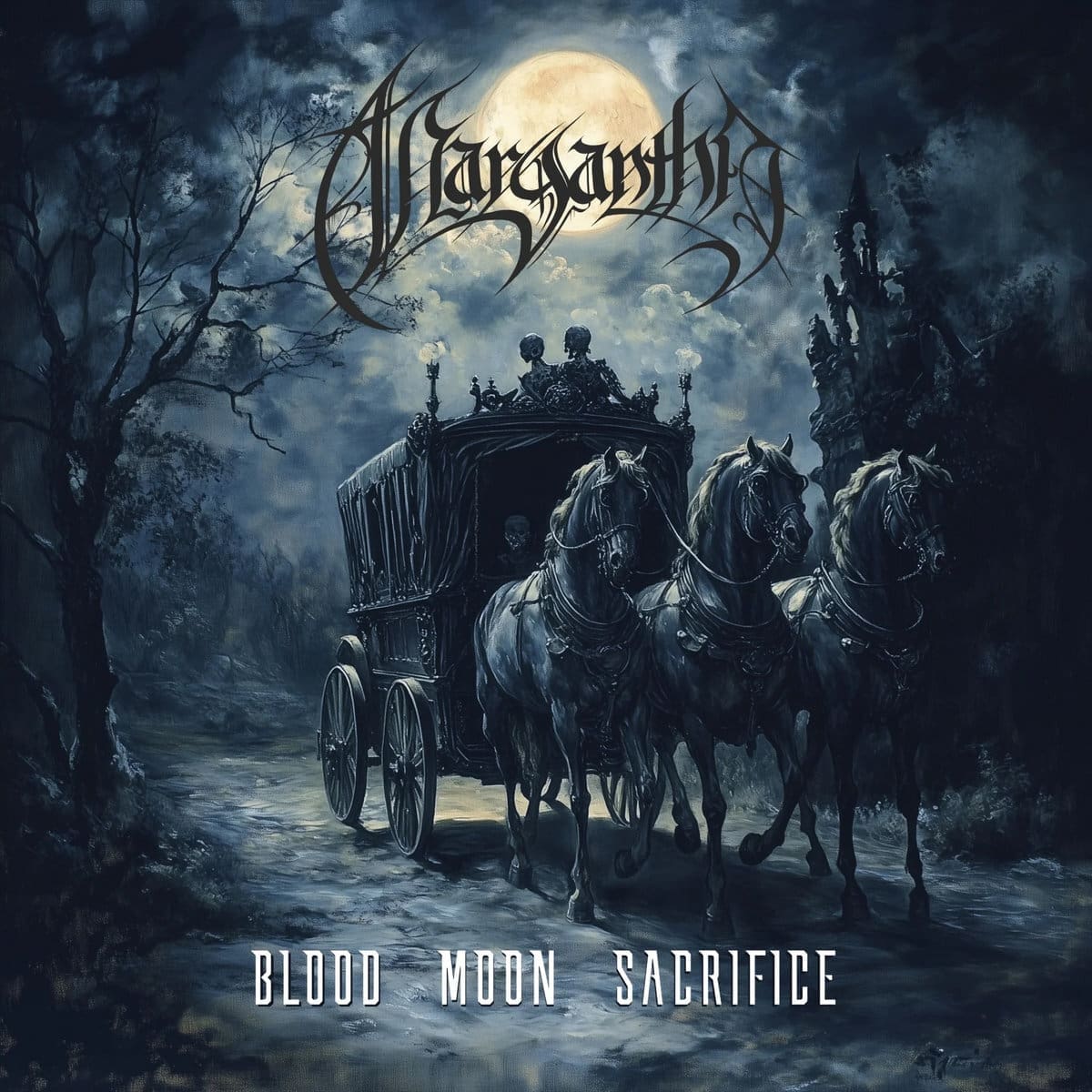 Margantha — Blood Moon Sacrifice Album Cover