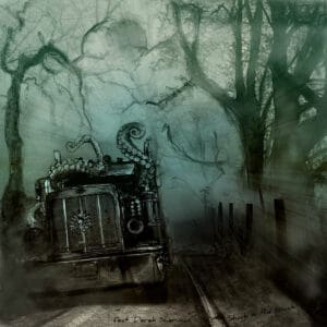 Steve Misik album cover—glyph of confined motion and progressive abrasion, links to Stuck In The Truck review