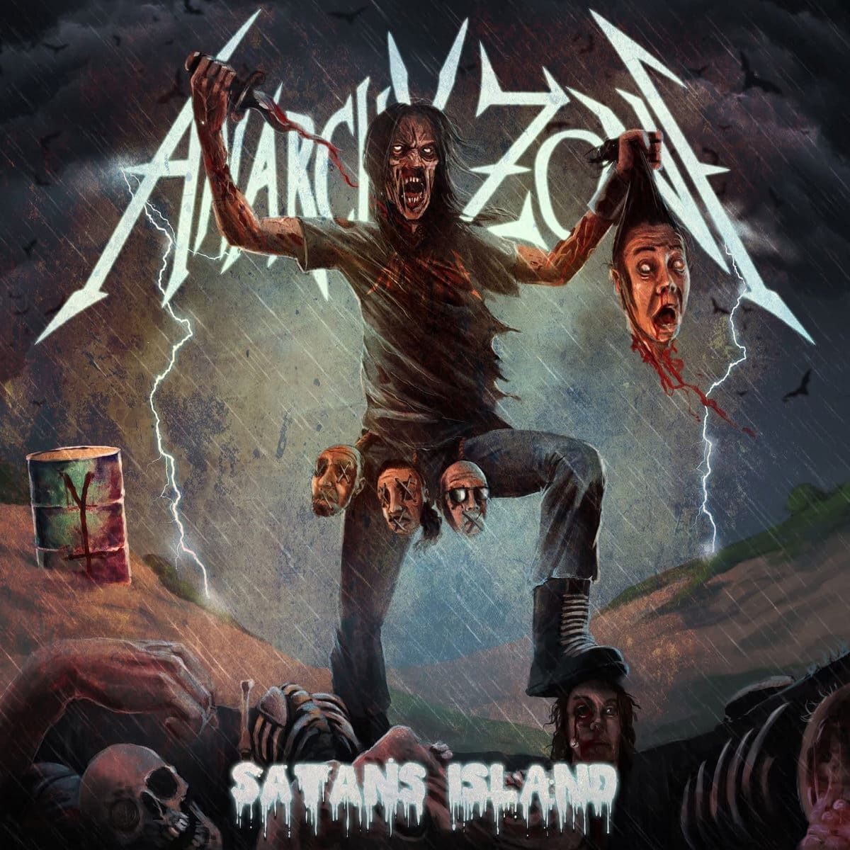 Anarchy Zone — Satan's Island cover