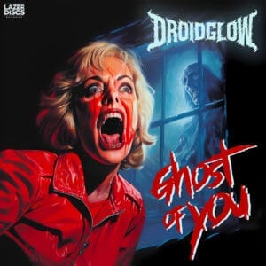 Droidglow album cover—glyph of spectral memory and synthetic lament, links to Ghost Of You review