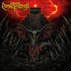 Moral Putrefaction album cover—glyph of decayed ethics and ceremonial rot, links to Moral Putrefaction review