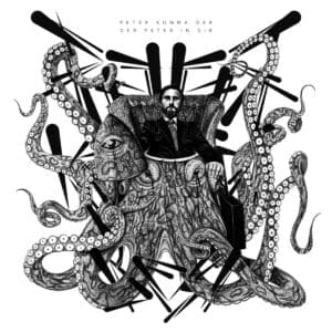 Peter Komma Der album cover—glyph of fractured identity and ceremonial absurdity, links to Der Peter In Dir review
