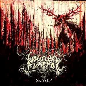 Wounded Funeral album cover—glyph of tribal abrasion and ceremonial mourning, links to Skaalp review