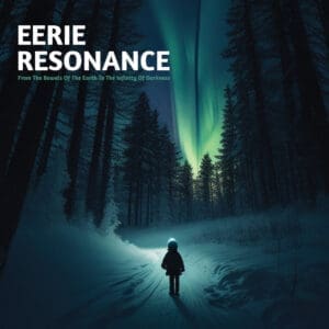 Eerie Resonance album cover—glyph of subterranean dread and cosmic decay, links to mythic review of sonic abyss