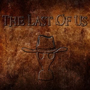 The Last Of Us album cover—glyph of post-human decay and sonic dread, links to mythic review of fractured survival