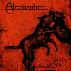 Atramentum album cover—glyph of internal fury and ceremonial darkness, links to The Wrath Within review