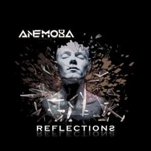 Anemoya album cover—fractured glyph of sonic decay, links to mythic review of Reflections.