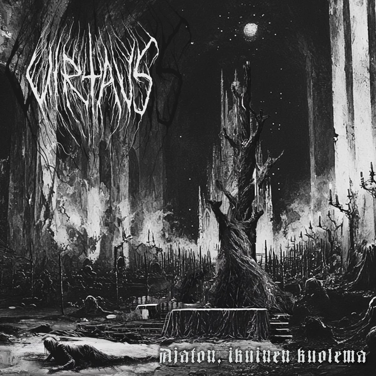 Virtaus — Ajaton, ikuinen kuolema album cover