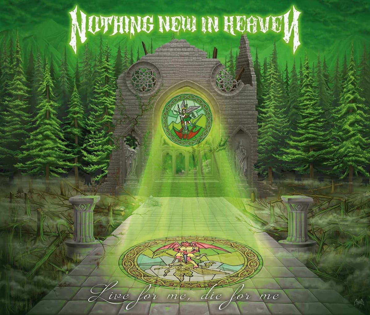 Nothing New In Heaven — Live For Me, Die For Me album cover