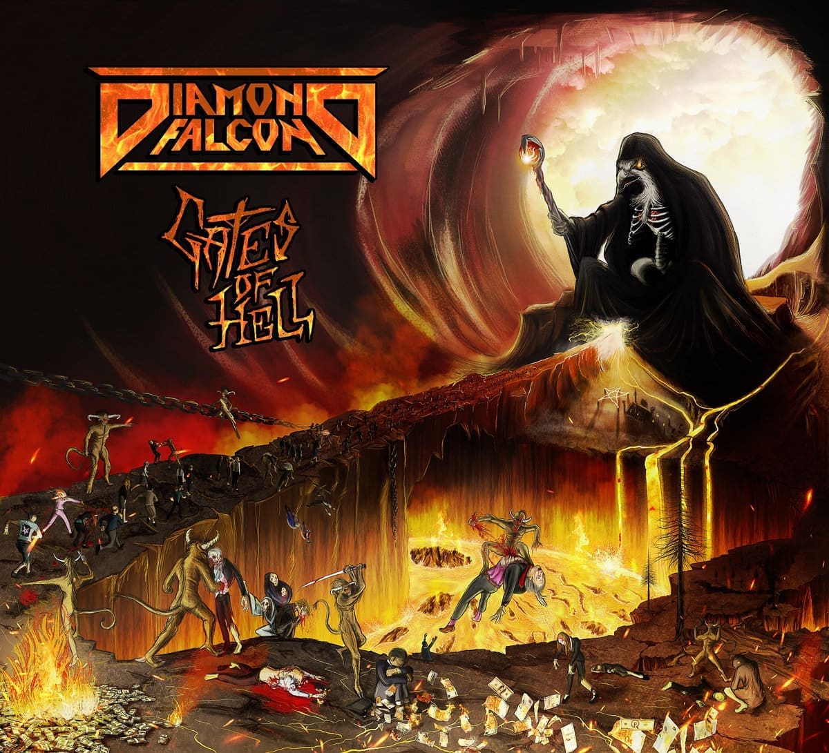 Diamond Falcon — Gates Of Hell cover