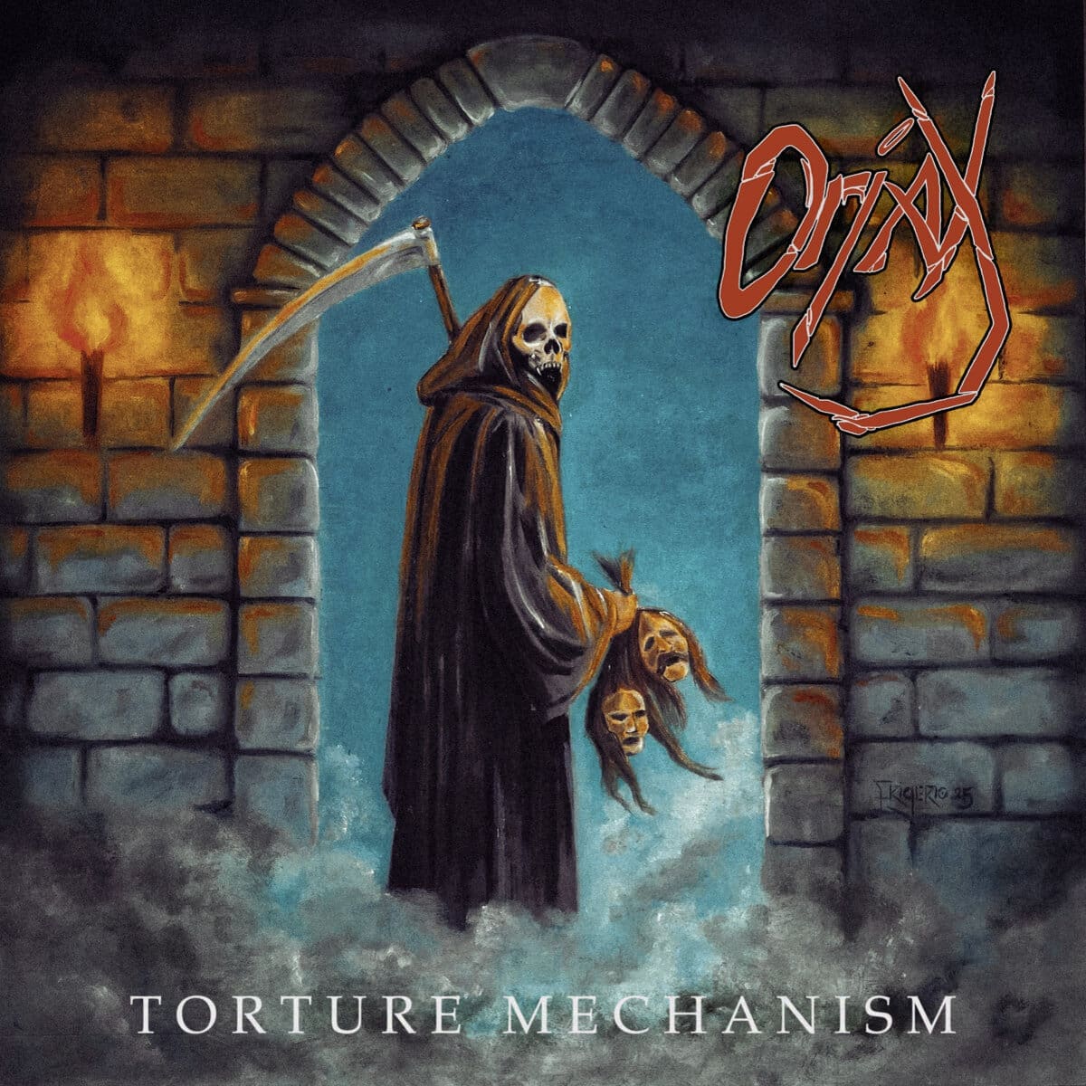 Oriax — Torture Mechanism album cover