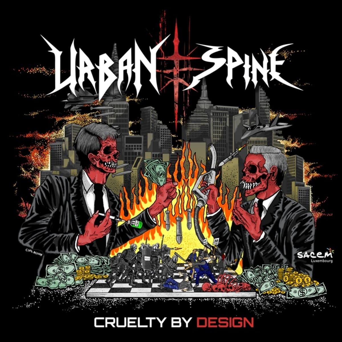 Urban Spine — Cruelty by Design album cover