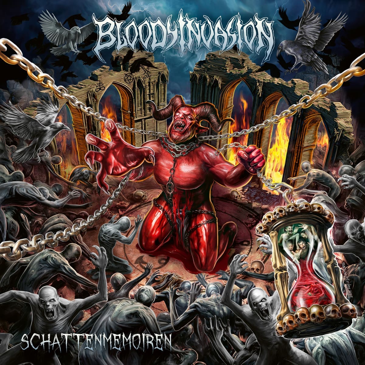Bloody Invasion — Schattenmemoiren Name album cover