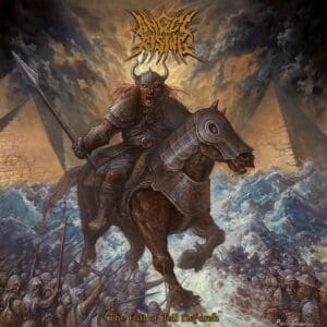 Angel Rising album cover—celestial glyph of sonic descent, links to mythic review of apocalyptic grandeur