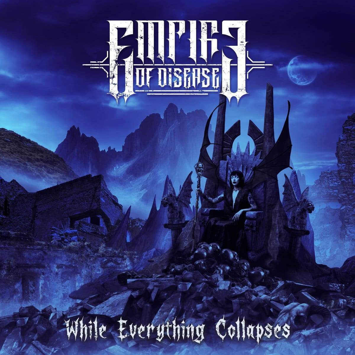 Empire Of Disease — While Everything Collapses Review Album Cover