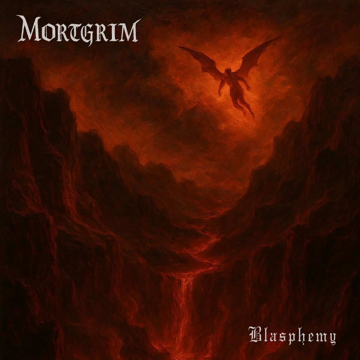 Mortgrim — Blasphemy album cover